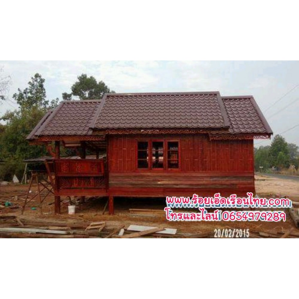 บ้านระเบียงข้างแบบที่6 ขนาด 5.5x7 บ้านระเบียงข้างแบบที่6 ขนาด 5.5x7